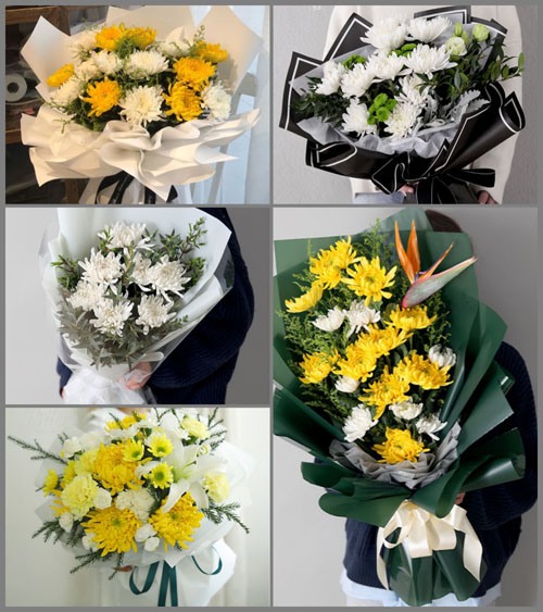 安徽淮南市凤台县凤凰镇高皇村白事花束代送